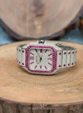 Fully Iced Out Hip Hop Moissanite Watch For Women