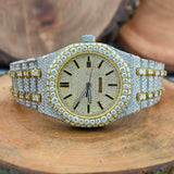 Fully Iced Out Moissanite Watch