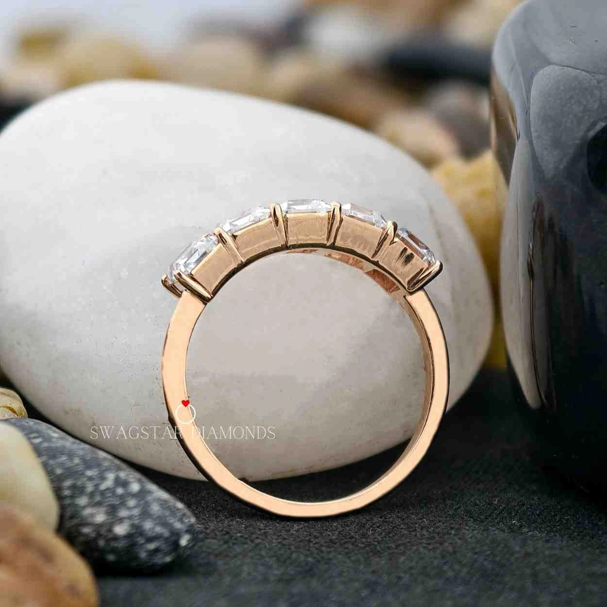 Half Eternity Engegament Ring