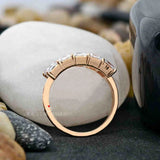 Half Eternity Engegament Ring