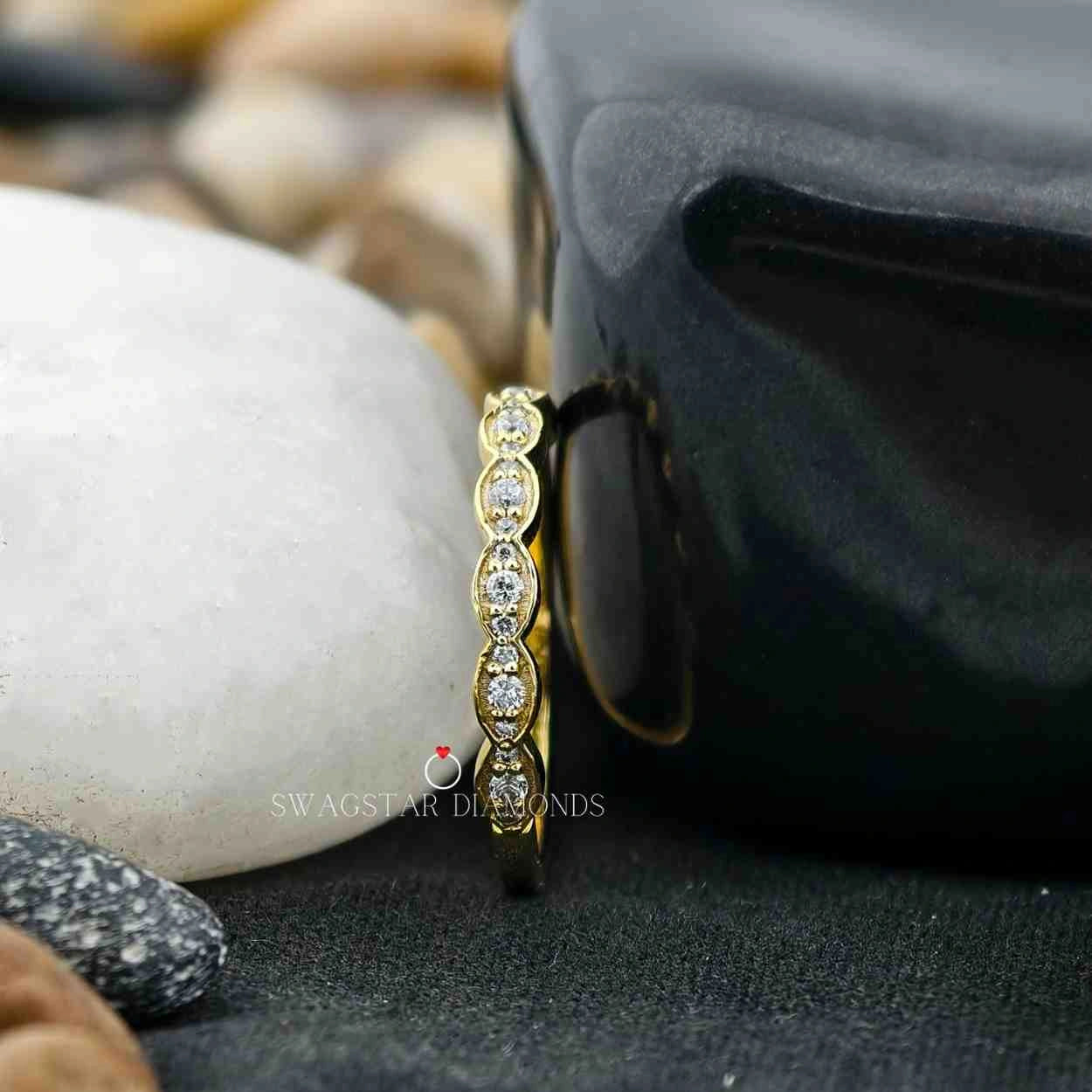 Half Eternity Lab Grown Diamond Ring