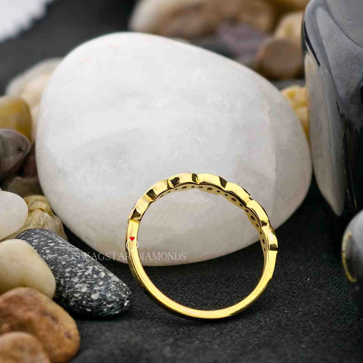 Half Eternity Wedding Band