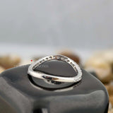 Half Eternity Wedding Matching Stack Band