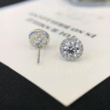 Halo Set Stud Earring