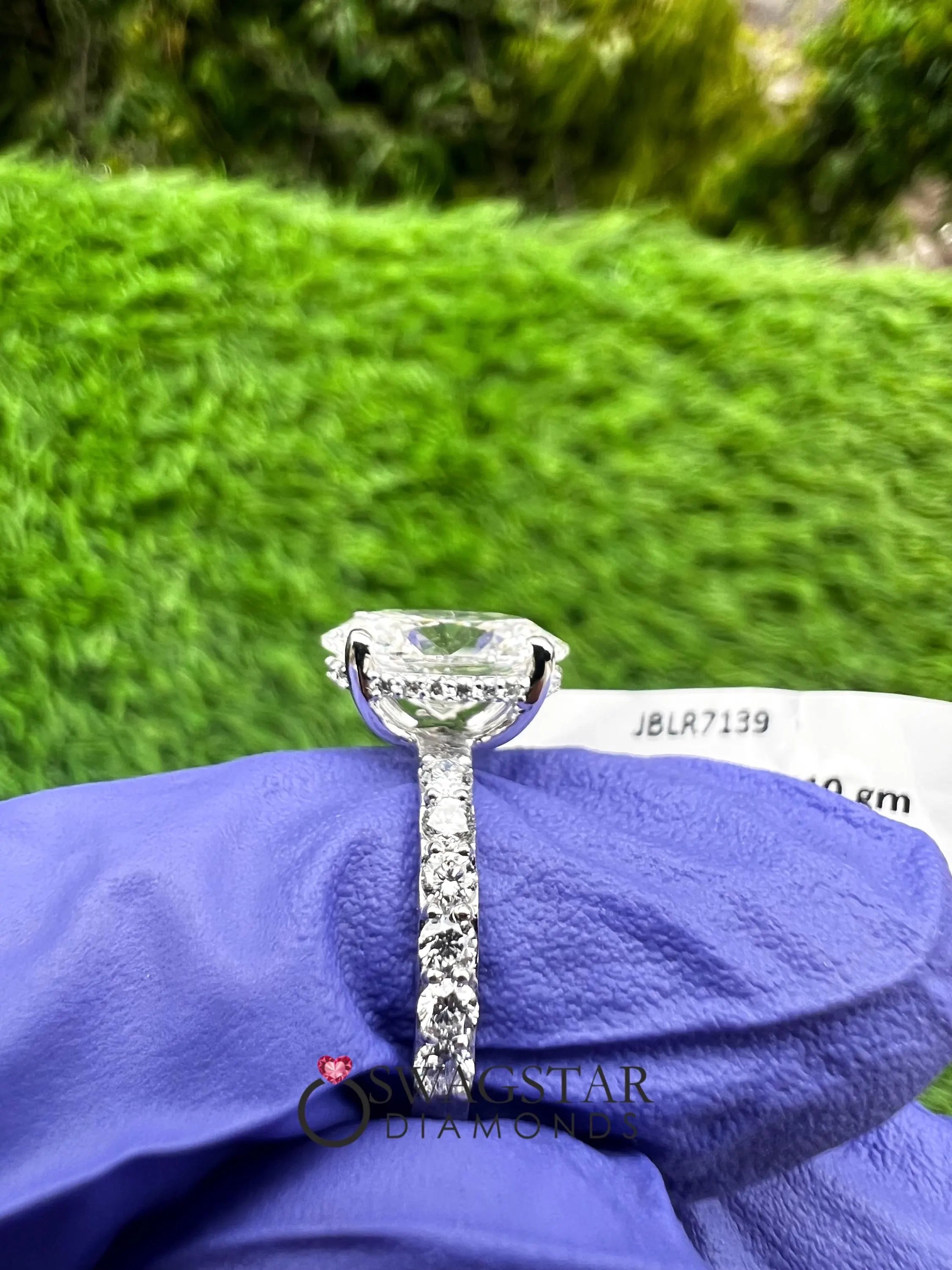Hidden Halo Diamond Ring