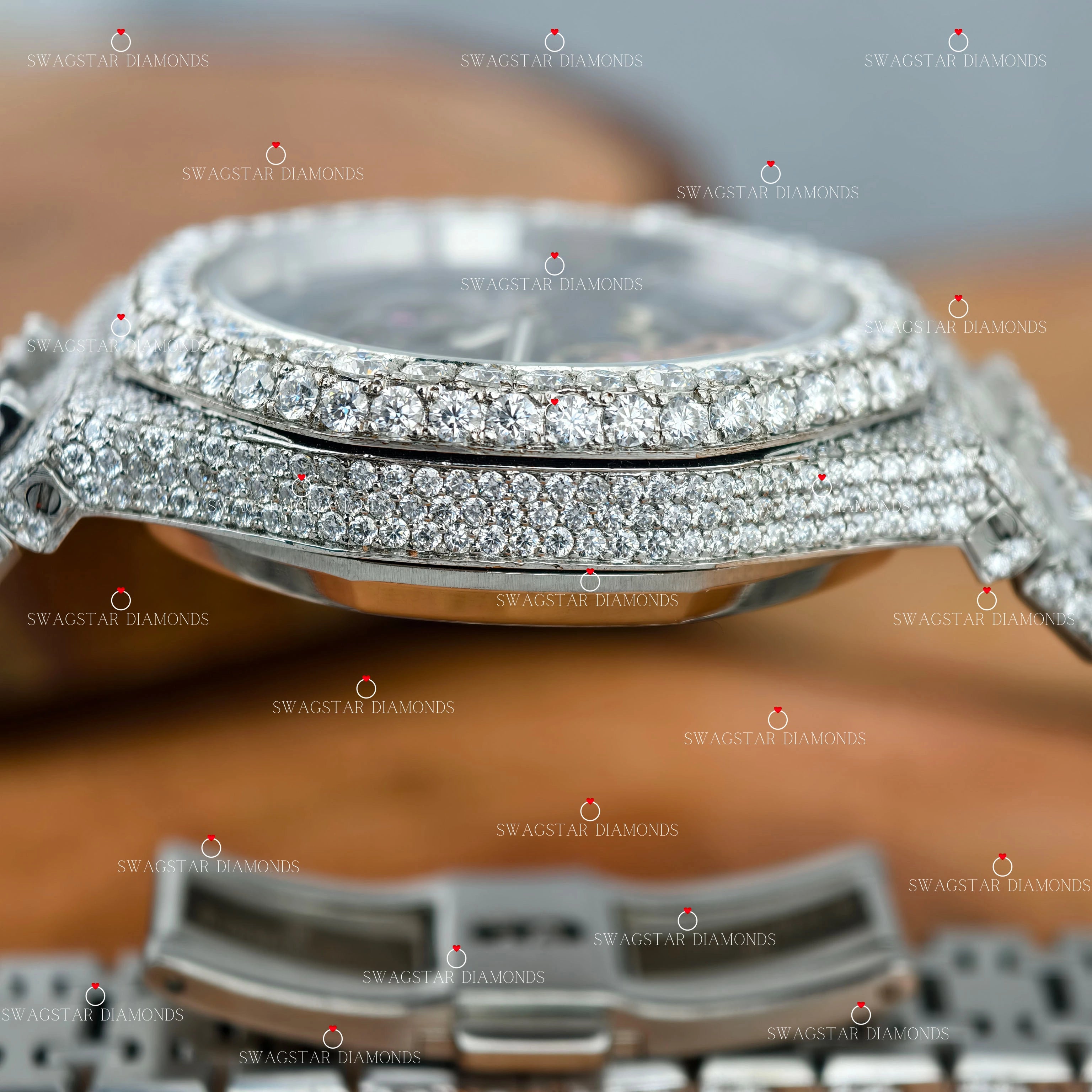 Hip Hop Moissanite Watches