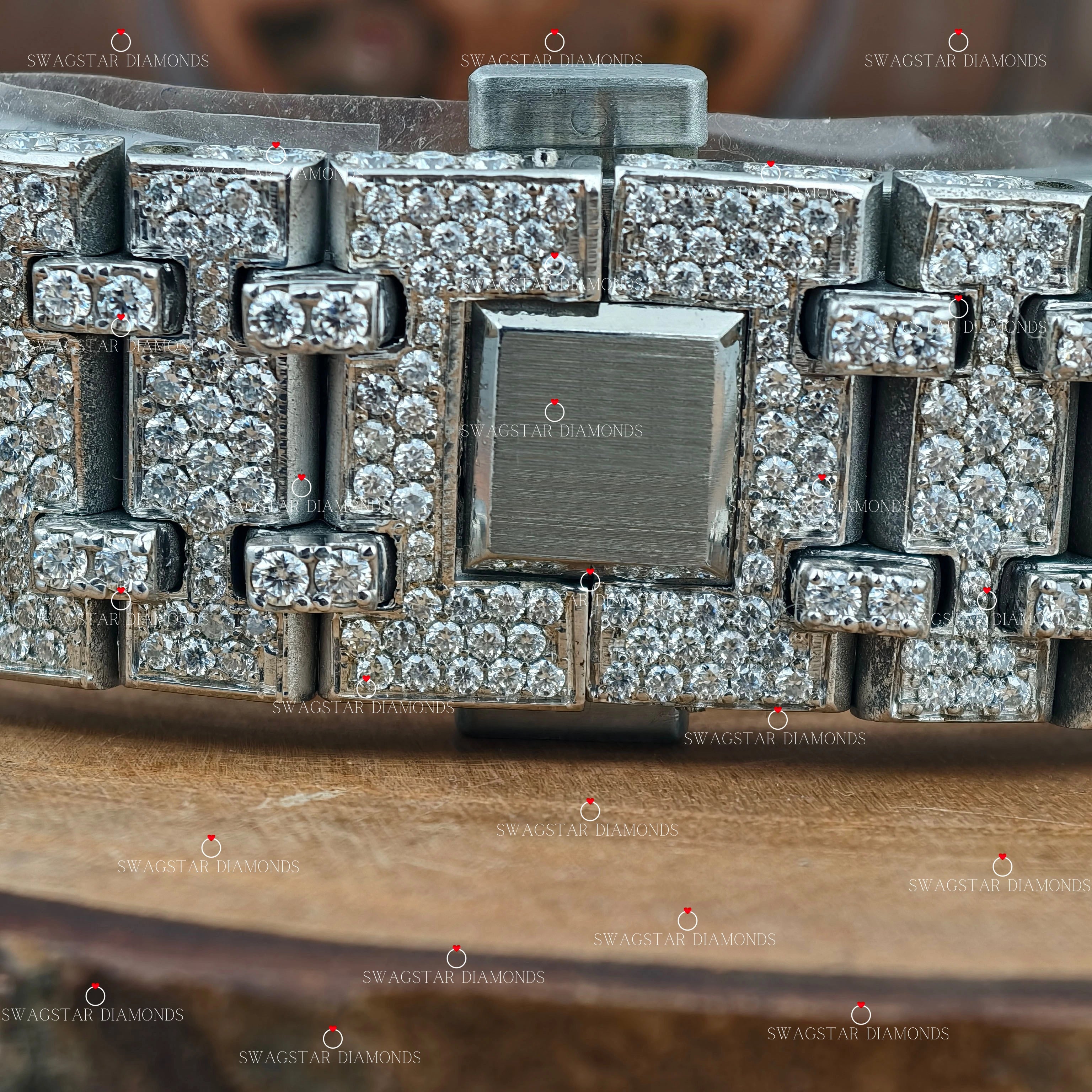 Hip Hop Style Moissanite Watch
