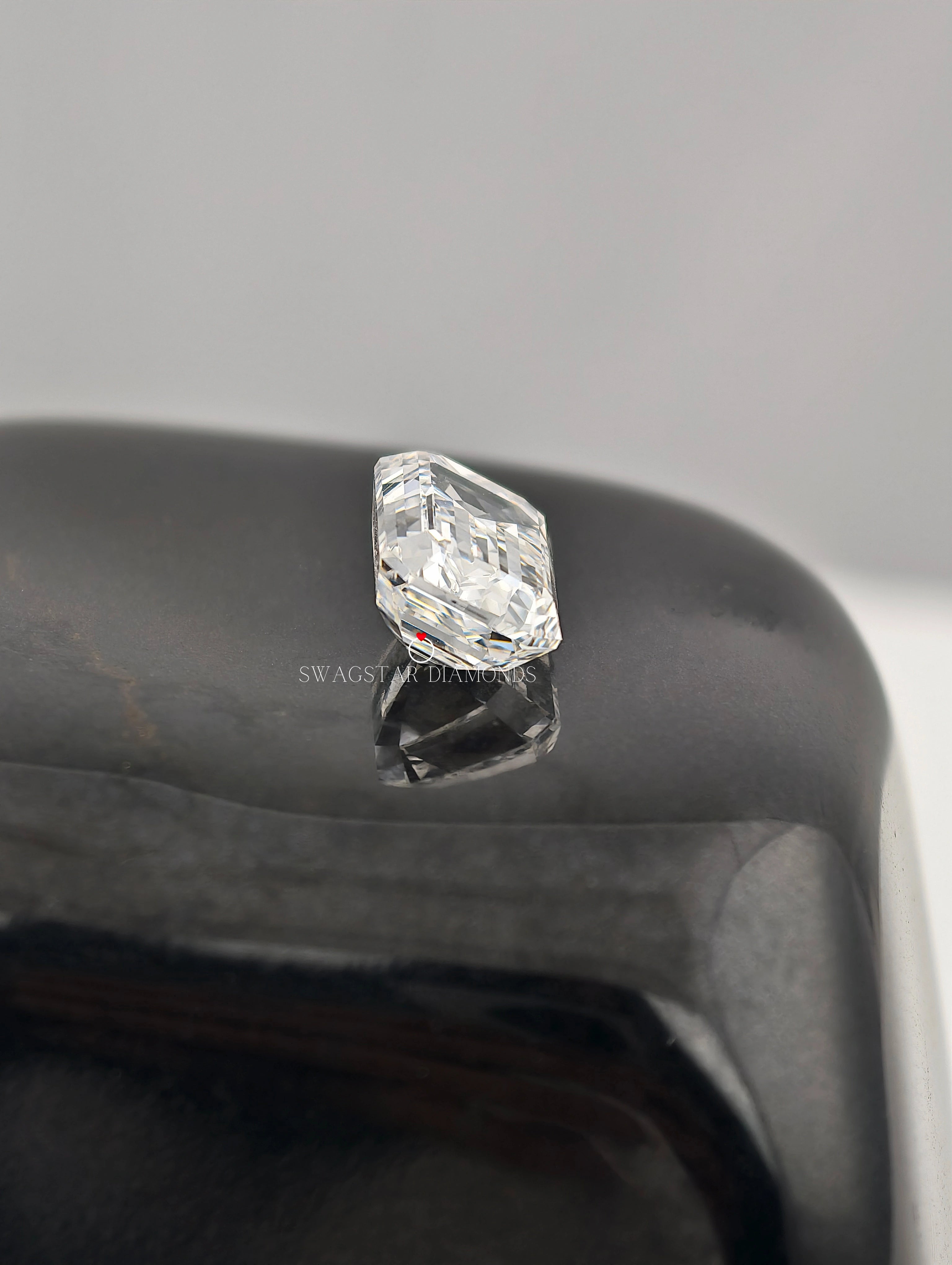 IGI Certified Emerald Cut Lab Grown Diamond