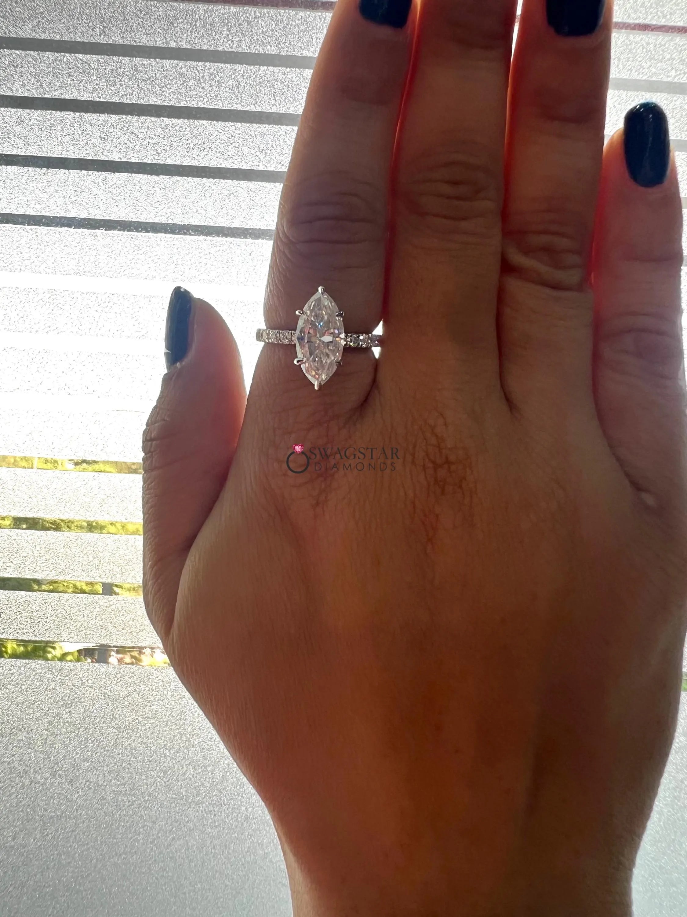 IGI Certified Lab Created Diamond Ring For Women