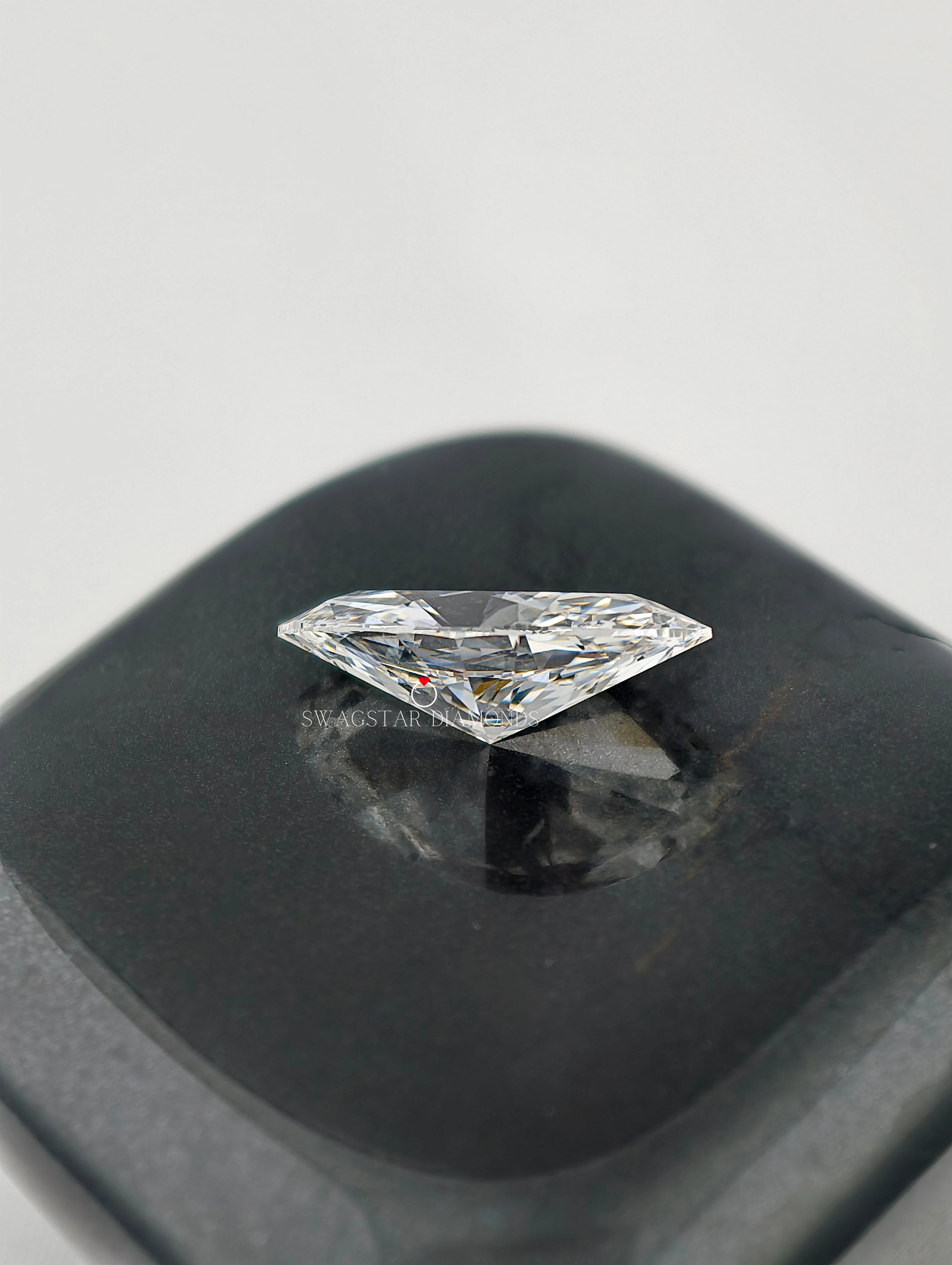 IGI Certified Marquise Cut Lab Diamond