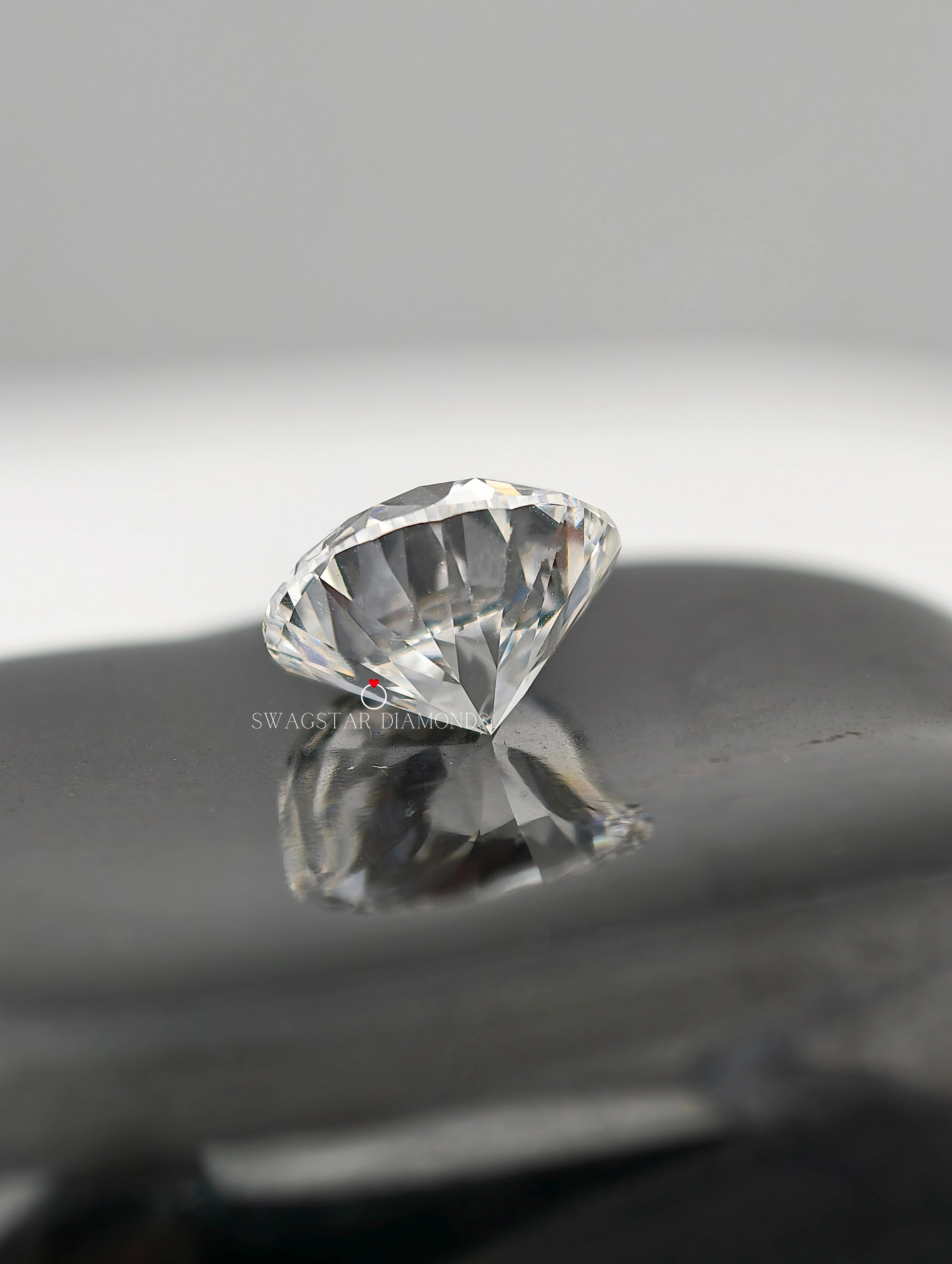 IGI Certified Round Cut Lab Diamond