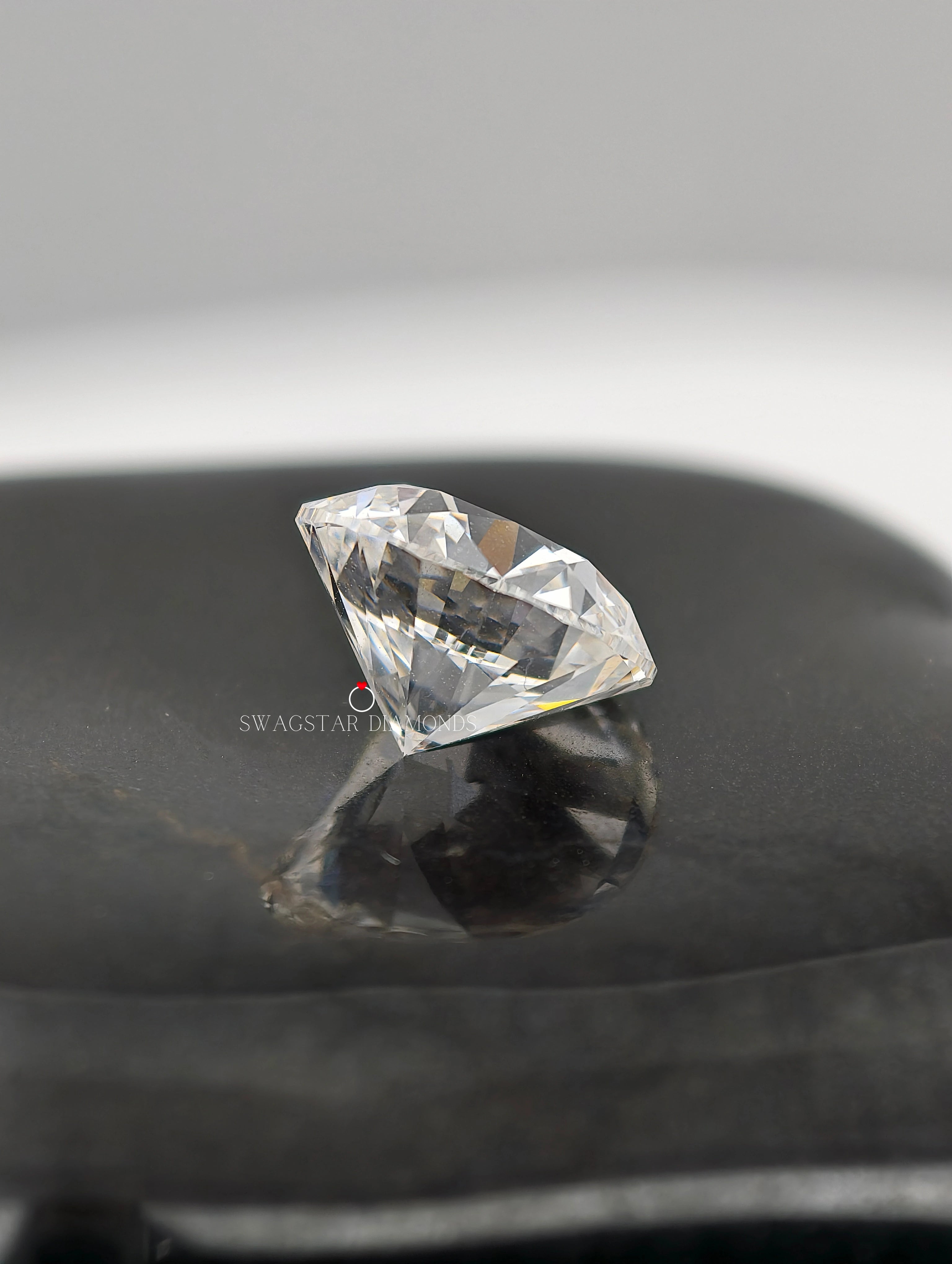IGI Certified Round Cut Lab Grown Diamond