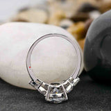 Lab Created Cluster Engagement Ring