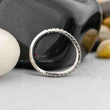 Lab Created Diamond Curved Eternity Band 