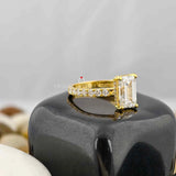 Lab Created Diamond Emerald Cut Ring