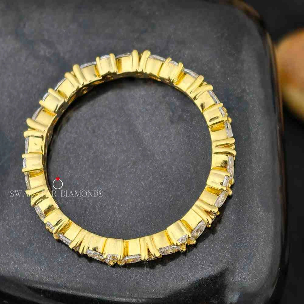 Lab Created Diamond Full Eternity Stack Band