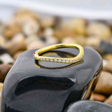  Lab Created Diamond Half Eternity Wedding Band