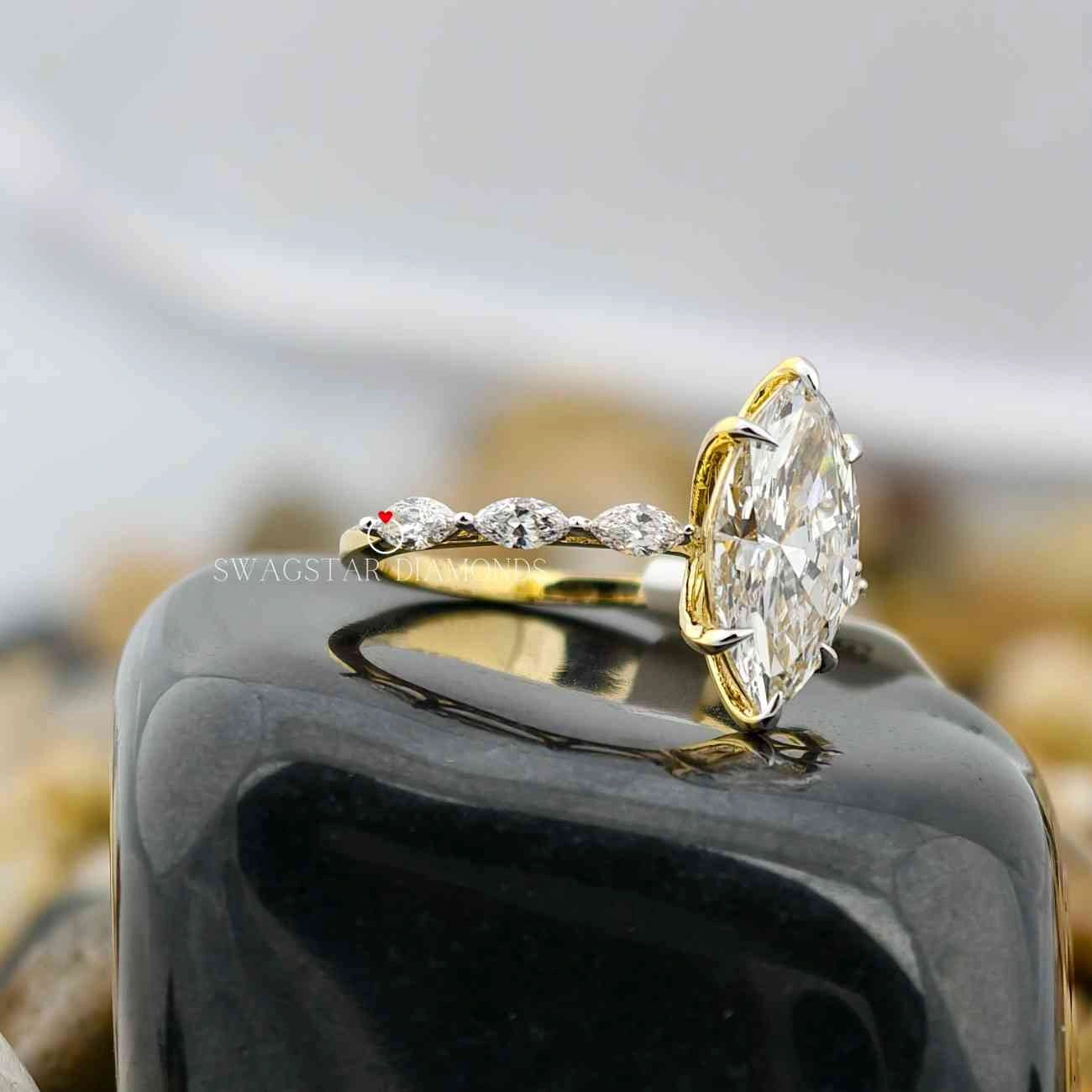 Lab Created Diamond Pave Wedding Ring