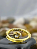 Lab Created Diamond Round Cut Ring