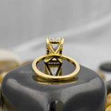 Lab Created Diamond Solitaire Engagement Ring