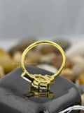 Lab Created Diamond Three Stone Rings 