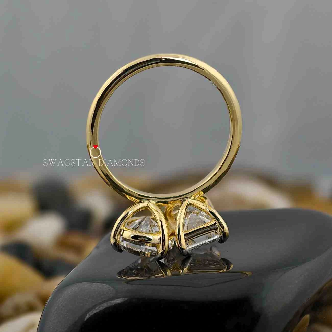 Lab Created Diamond Wedding Engegament Ring