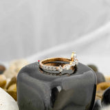 Lab Created Diamond Wedding Stack Half Band