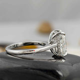 Lab Created Radiant Cut Diamond Ring