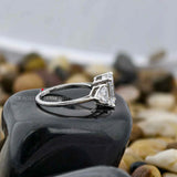 Lab Created Three Stone Ring
