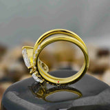 Lab Created Toi Et Moi Engagement Ring
