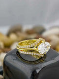 Lab Diamond East West Solitaire Ring