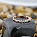 Lab Diamond Half Eternity Band Ring