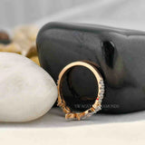 Lab Diamond Half Eternity Band Wedding Ring