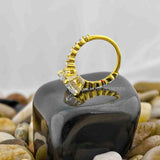 Lab Diamond Hidden Halo Ring