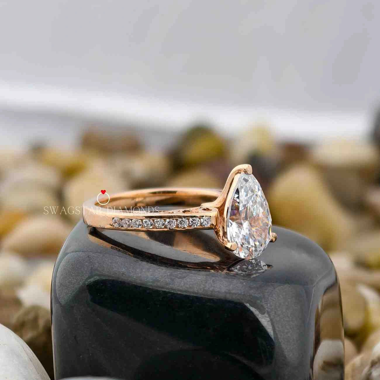 Lab Diamond Ring For Womens