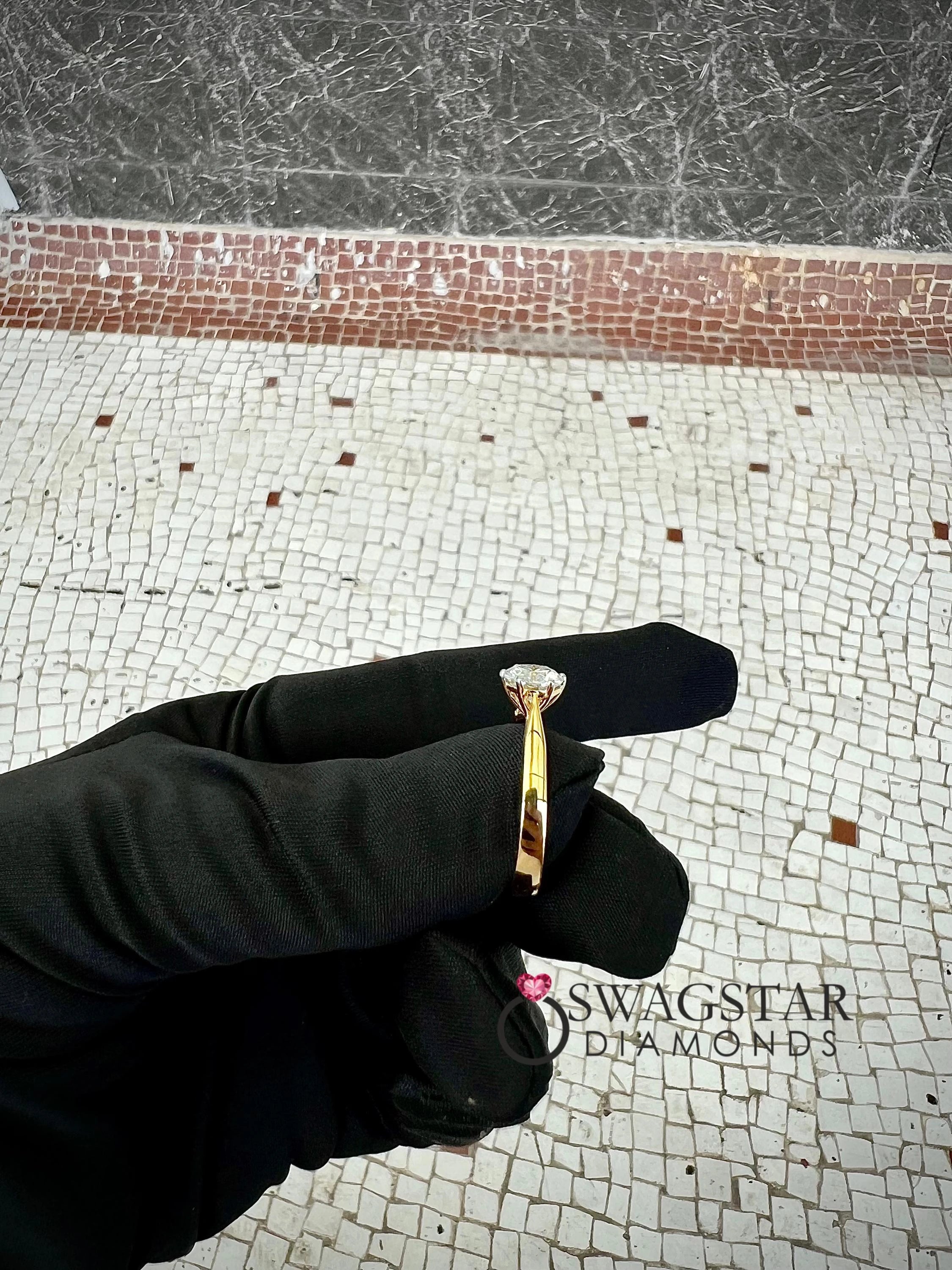 Lab Diamond Ring Gift for Her