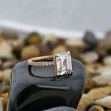 Lab Diamond Solitaire Engagement Ring