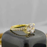 Lab Diamond Solitaire Wedding Ring 