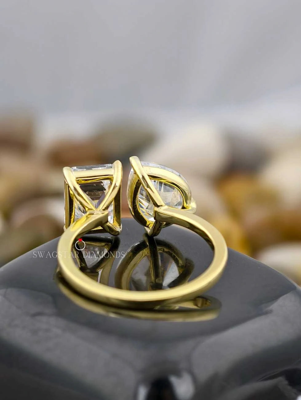 Lab Diamond Toi Et Moi Engagement Ring
