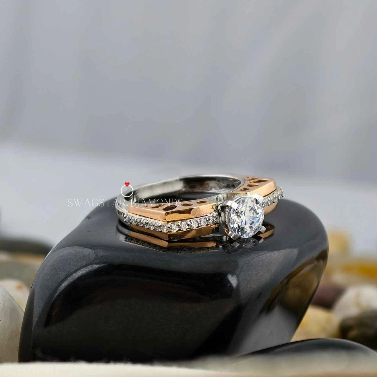 Lab Grown CVD Diamond Engagement Ring