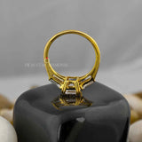 Lab Grown Diamond Emerald Baguette Diamond Ring