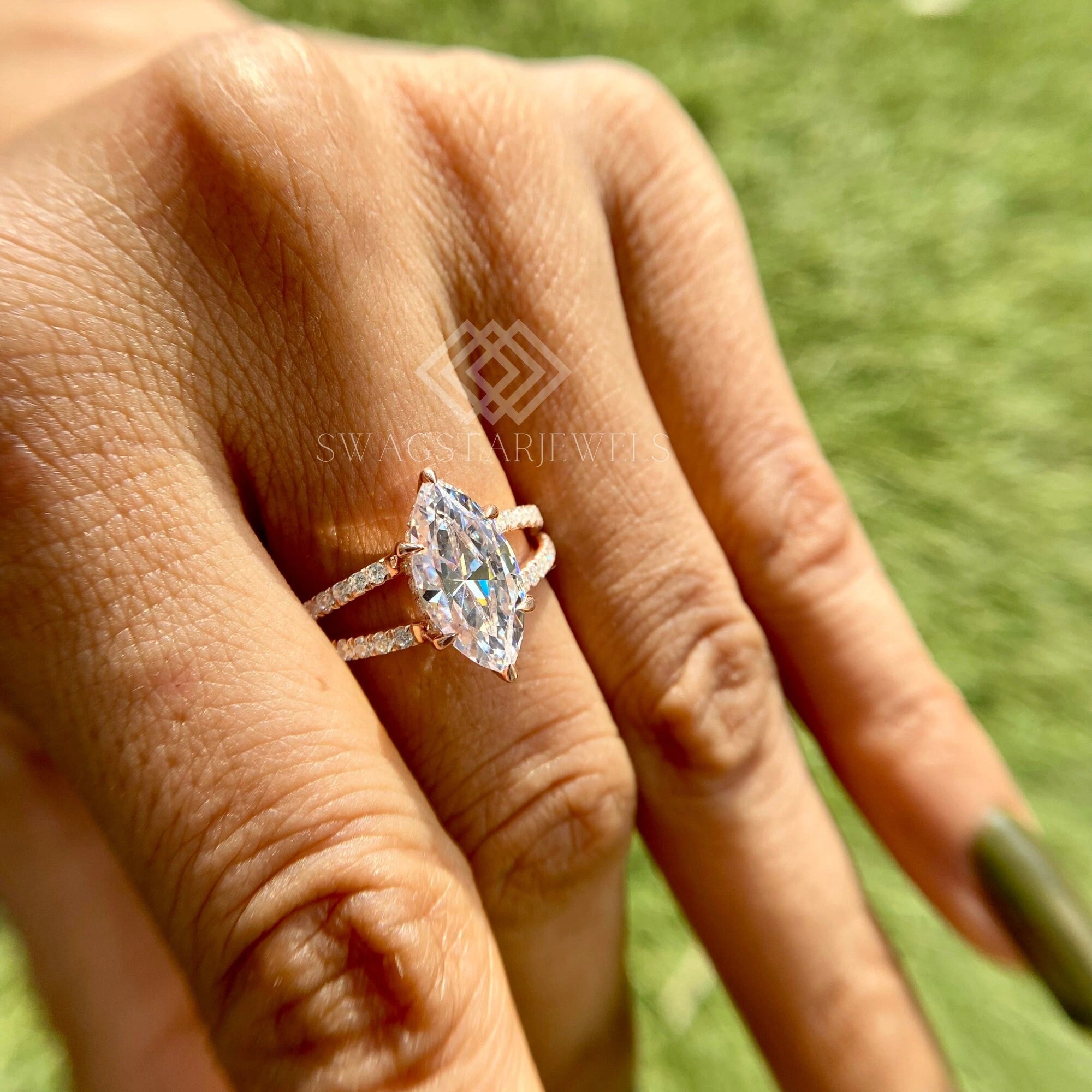 Lab Grown Diamond Engagement Ring For Women