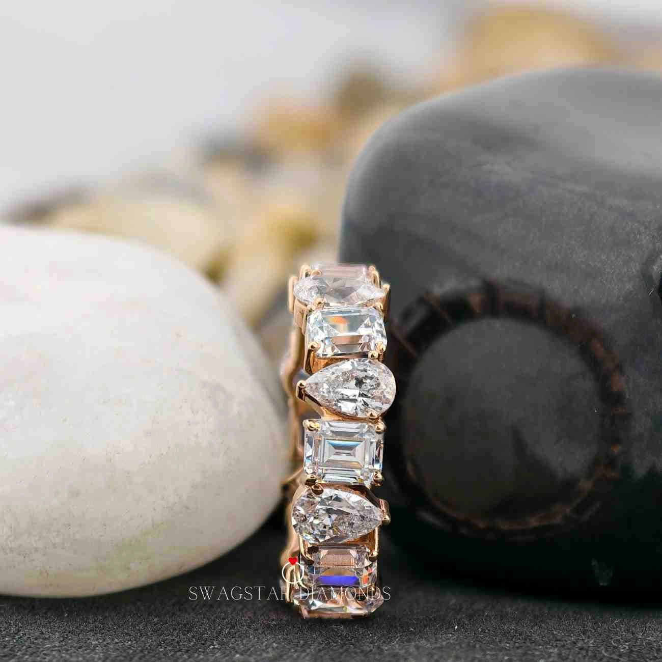 Lab Grown Diamond Full Eternity Alternative Band