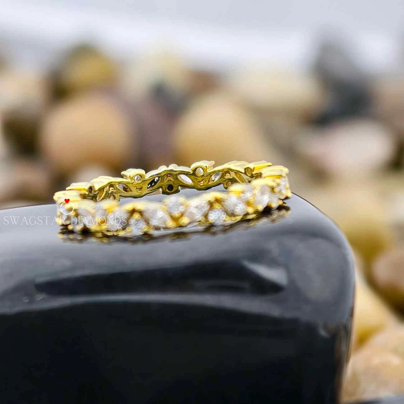 Lab Grown Diamond Full Eternity Stack Band