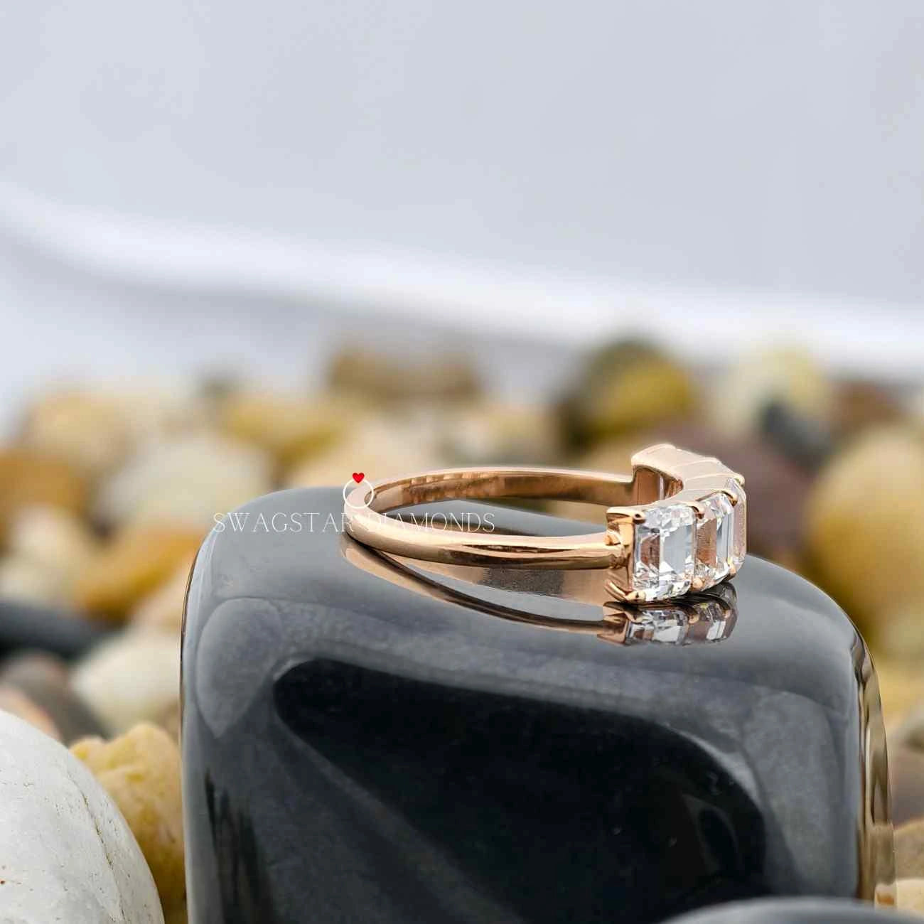 Lab Grown Diamond Half Eternity Band