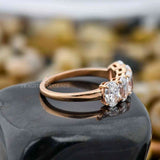 Lab Grown Diamond Half Eternity Band Ring