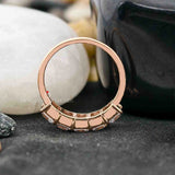 Lab Grown Diamond Half Eternity Wedding Ring