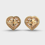 Lab Grown Diamond Halo Earrings