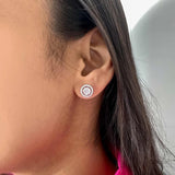 Lab Grown Diamond Halo Stud