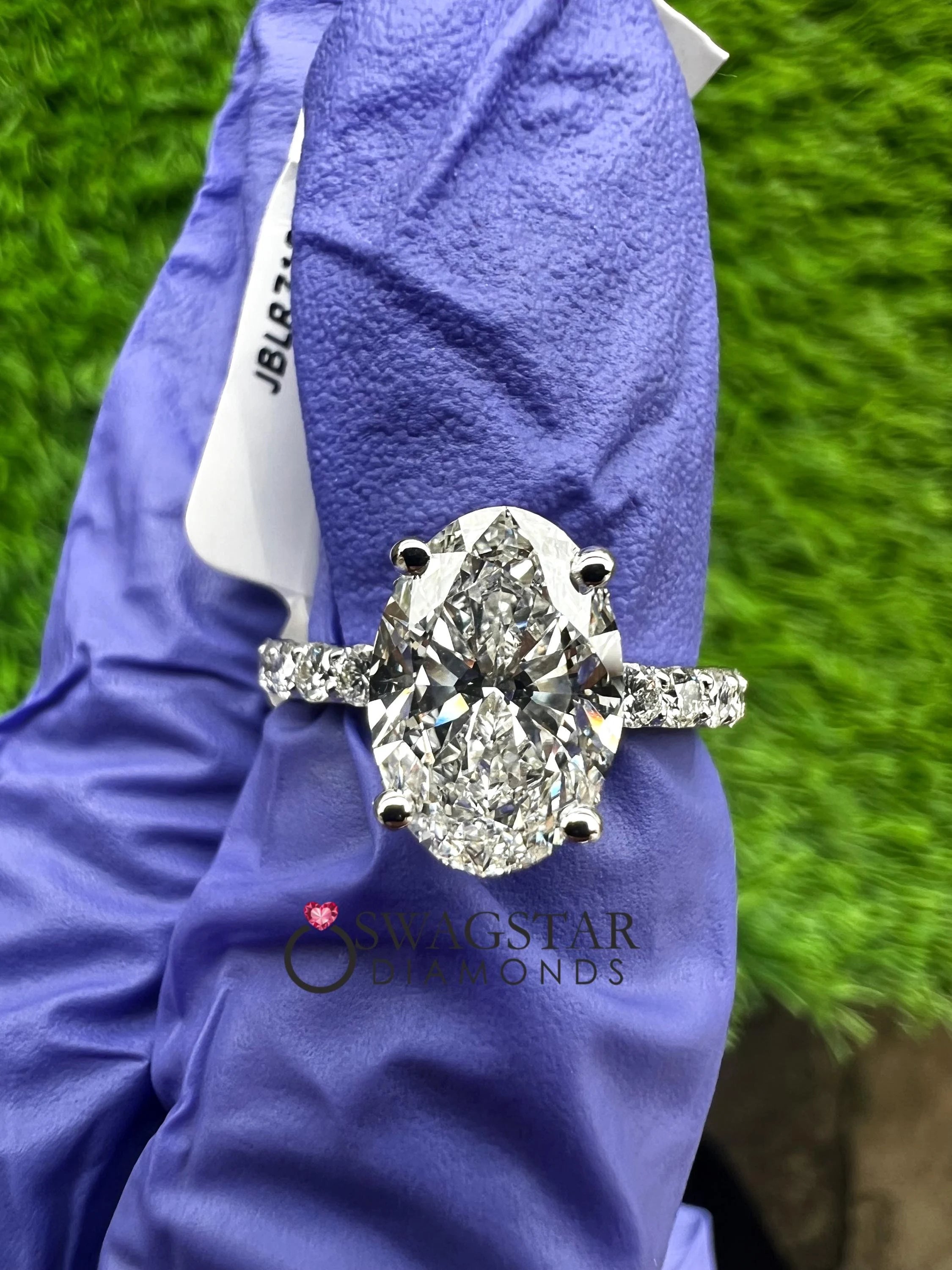 Lab Grown Diamond Hidden Halo Womens Ring